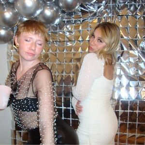 Sequins Long sleeve mini dress